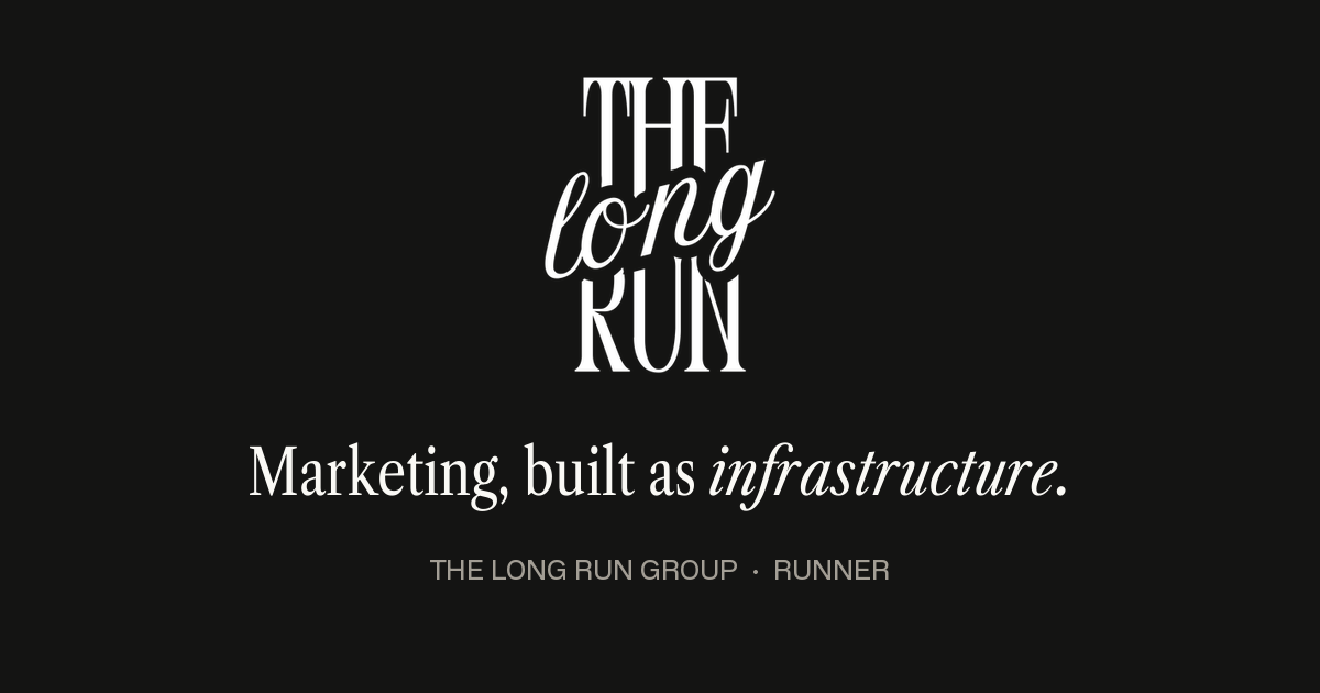 Runner — AI Marketing Infrastructure | The Long Run